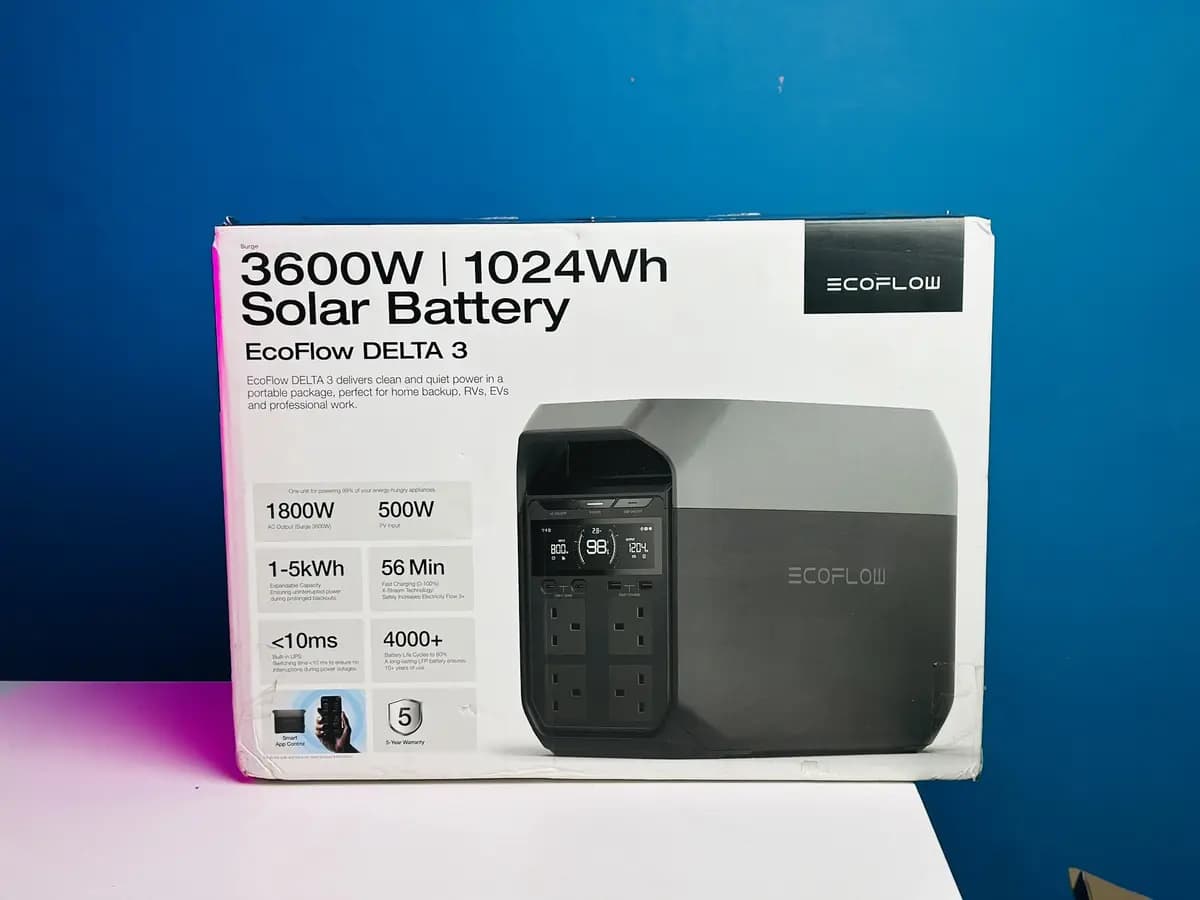 EcoFlow DELTA 3 Portable Solar Power Station image 4