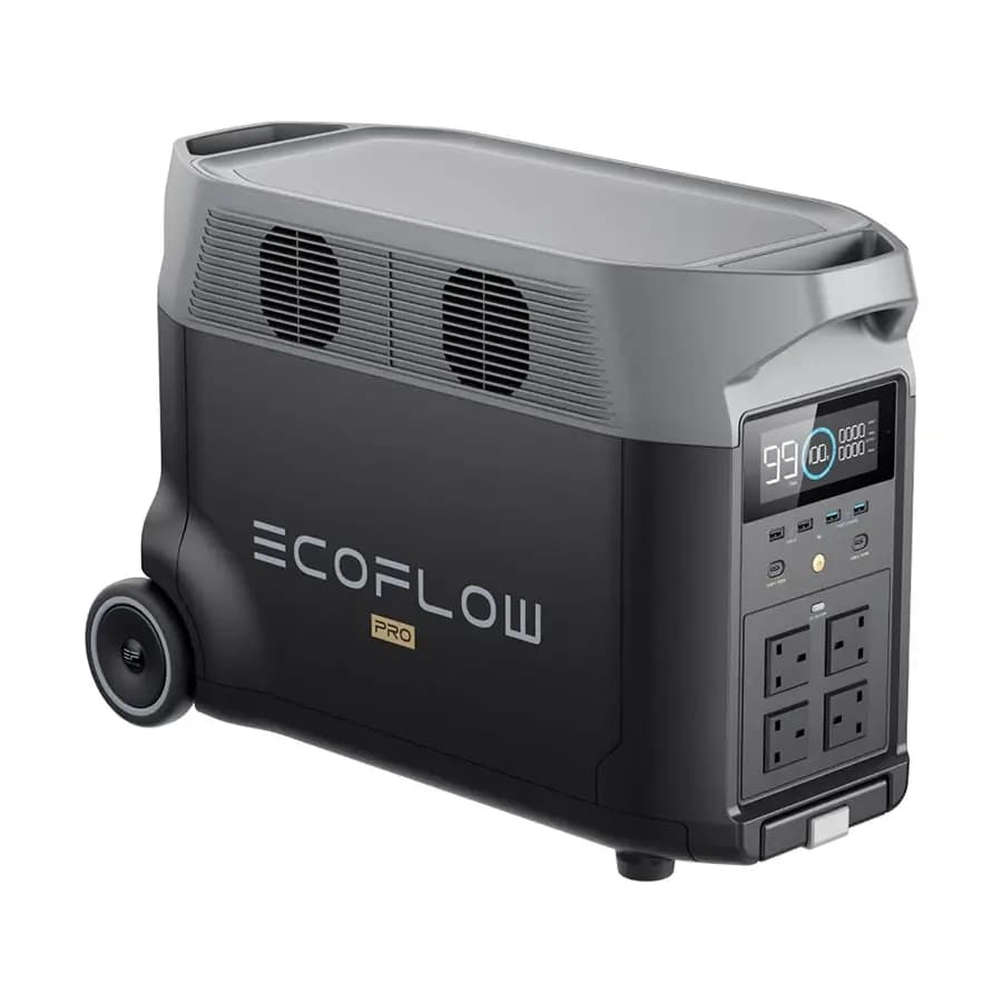 EcoFlow DELTA Pro Pure Sine Wave Inverter 3600W with Lithium Battery 3600Wh - Portable Solar Power Station