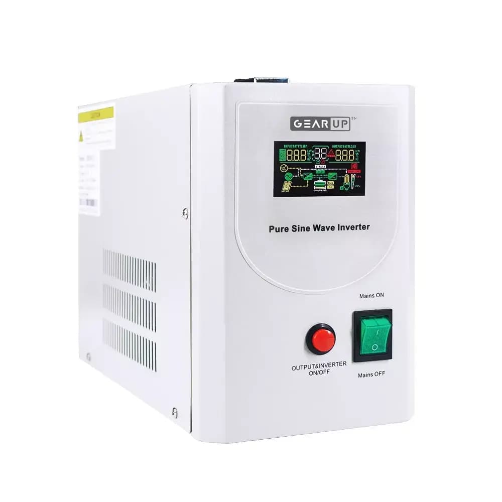 GearUP 800W Pure Sine Wave Inverter & IPS for 12V Lithium Battery