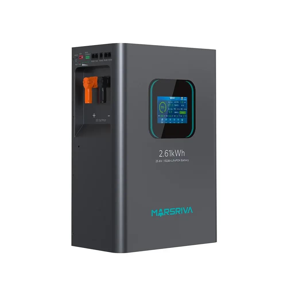Marsriva 25.6V / 102Ah LiFePO4 Wall Mount Lithium Battery (Grade A)